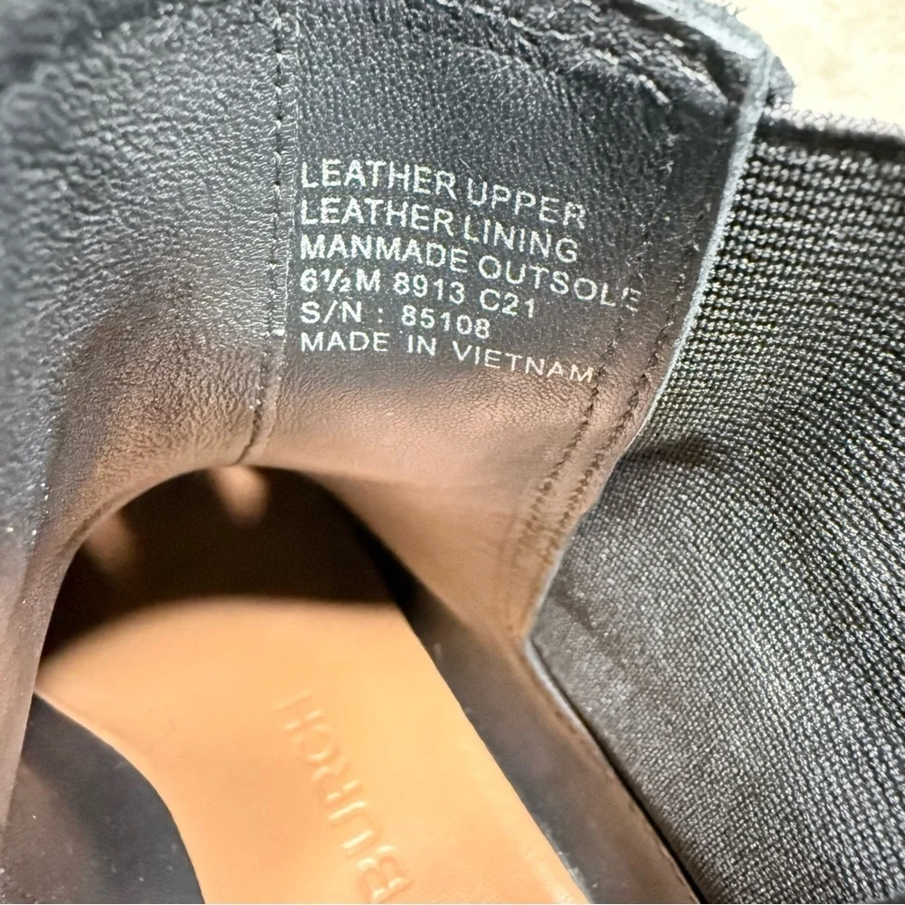 Tory Burch Chelsea black suede boots size 6.5 M like new condition!